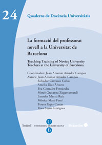 La formació del professorat novell a la Universitat de Barcelona