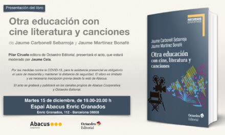 Presentación del libro: “Otra educación con cine literatura y canciones”