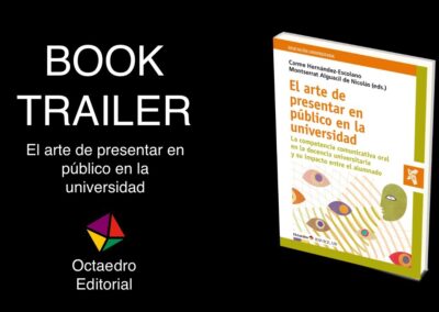 EL ARTE DE PRESENTAR EN PÚBLICO EN LA UNIVERSIDAD – BOOK TRAILER