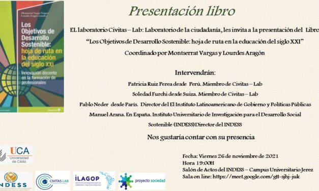 Presentación del libro: Los Objetivos de Desarrollo Sostenible: hoja de ruta en la educación del siglo XXI