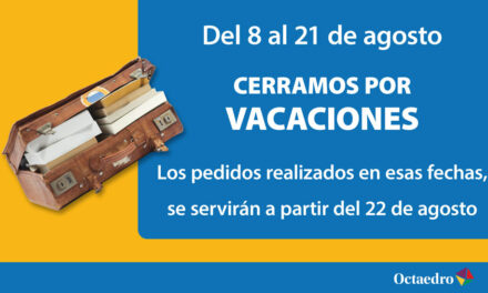 Cerramos por vacaciones