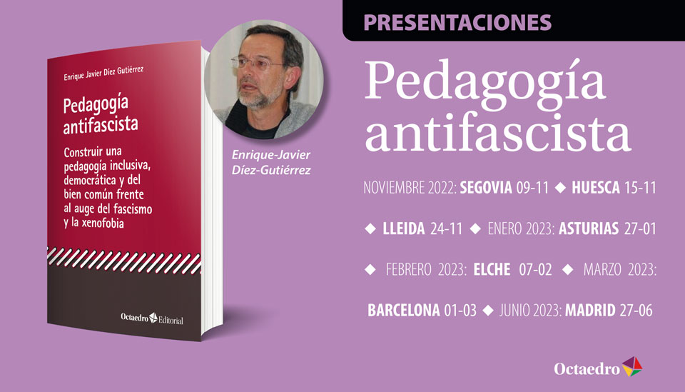 Presentaciones del libro: Pedagogía antifascista